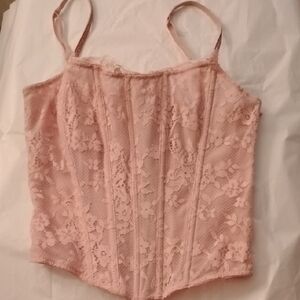 Victoria's Secret Blush Lace Bustier